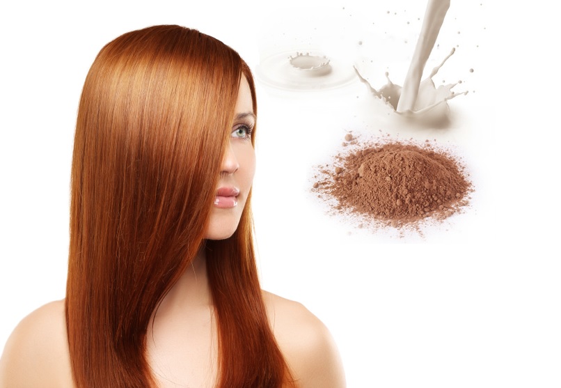 Как чаем или какао покрасить волосы